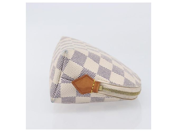 LOUIS VUITTON Damier Azur Pochette Cosmetic PM Pouch N60024 LV Auth ar14175A - vista 3
