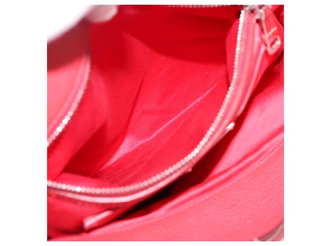 Borsa a mano Miu Miu in pelle 2way rossa argento Auth 167615M Rosso - vista 25