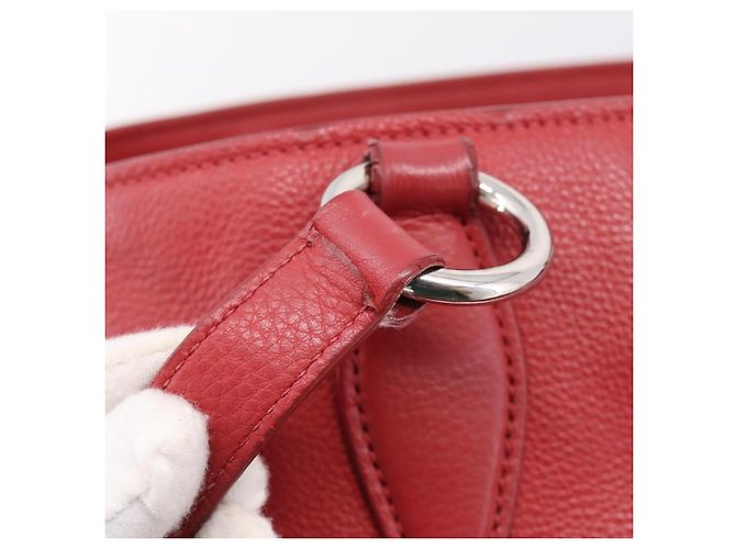 Borsa a mano Miu Miu in pelle 2way rossa argento Auth 167615M Rosso - vista 9
