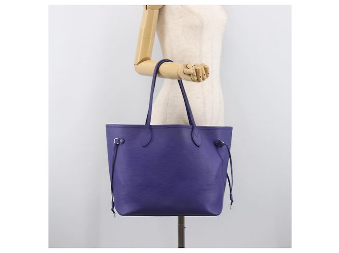 LOUIS VUITTON Epi Neverfull MM Tote Bag Purple Fig M40883 LV Auth BA15540A Lila Dunkelviolett - Ansicht 27