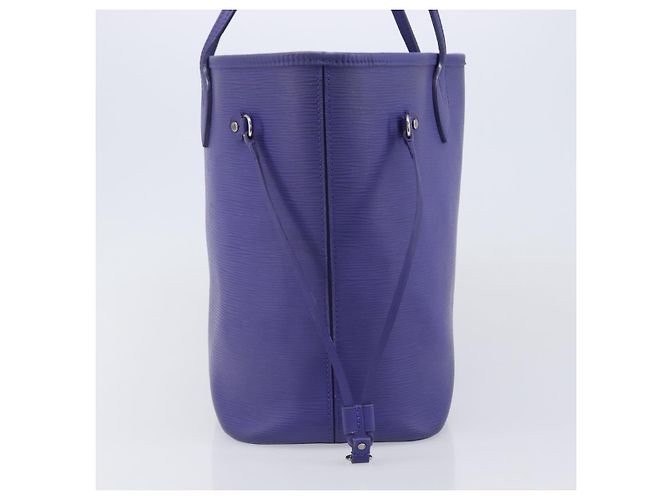 LOUIS VUITTON Epi Neverfull MM Tote Bag Purple Fig M40883 LV Auth BA15540A Lila Dunkelviolett - Ansicht 4