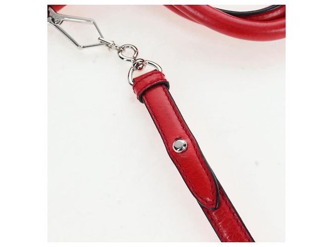 Miu Miu Handtasche aus Leder 2way rot silber authentisch 167604SM - Ansicht 16