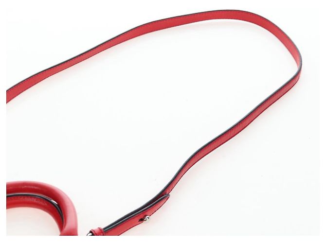 Miu Miu Handtasche aus Leder 2way rot silber authentisch 167604SM - Ansicht 17