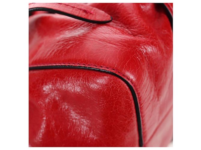Miu Miu Handtasche aus Leder 2way rot silber authentisch 167604SM - Ansicht 20