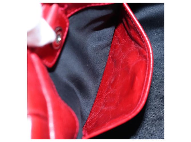 Miu Miu Handtasche aus Leder 2way rot silber authentisch 167604SM - Ansicht 26