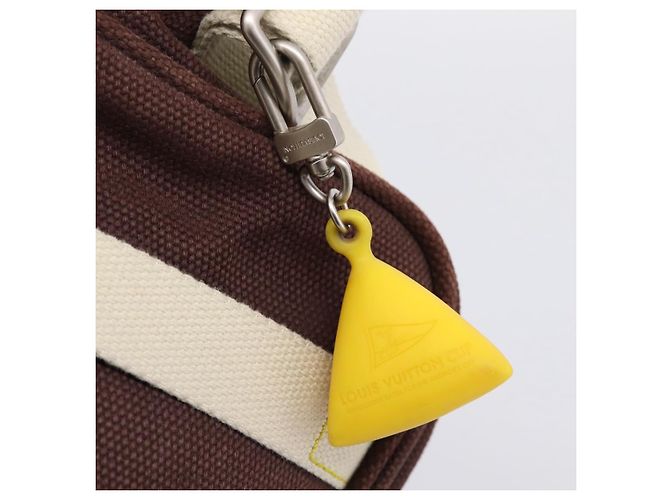 Borsa a tracolla LOUIS VUITTON Antigua Buzzus PM Canvas Brown M40080 LV Auth ka6270 Marrone - vista 10