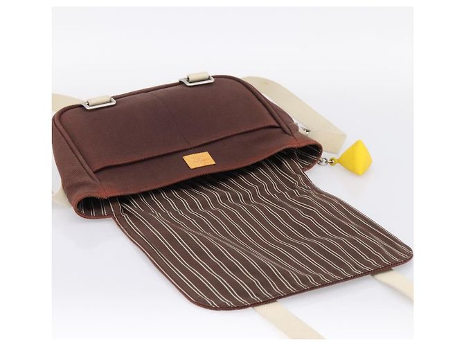 Borsa a tracolla LOUIS VUITTON Antigua Buzzus PM Canvas Brown M40080 LV Auth ka6270 Marrone - vista 18
