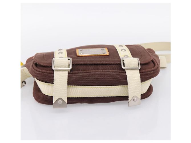 Borsa a tracolla LOUIS VUITTON Antigua Buzzus PM Canvas Brown M40080 LV Auth ka6270 Marrone - vista 5