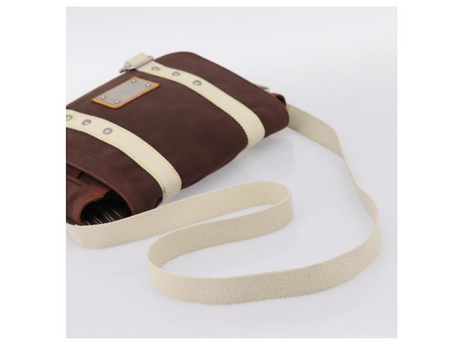 Borsa a tracolla LOUIS VUITTON Antigua Buzzus PM Canvas Brown M40080 LV Auth ka6270 Marrone - vista 7
