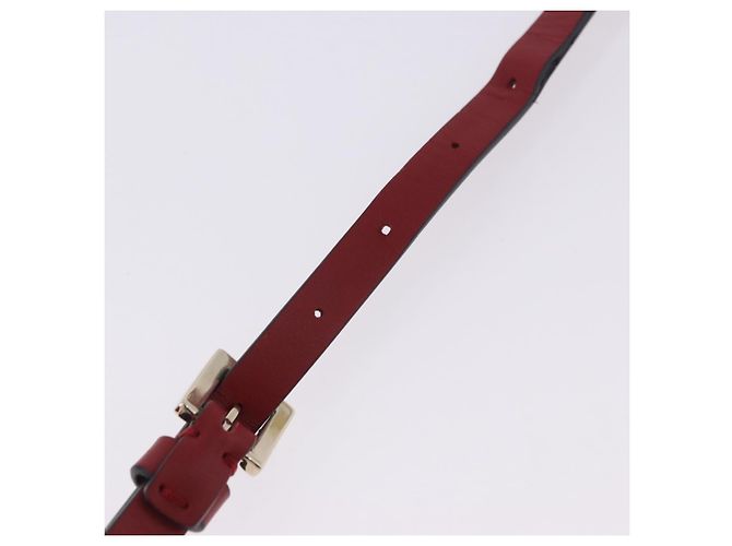 Borsa a tracolla VALENTINO Rock Studs in pelle rossa e oro Auth 205816 Rosso - vista 16