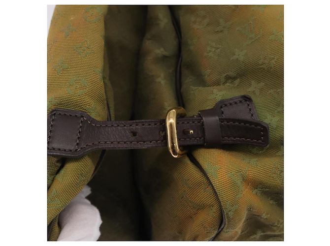 LOUIS VUITTON Monogram Mini Sac Maman Bag TST Khaki M42351 LV Auth 199817 Caqui - vista 10