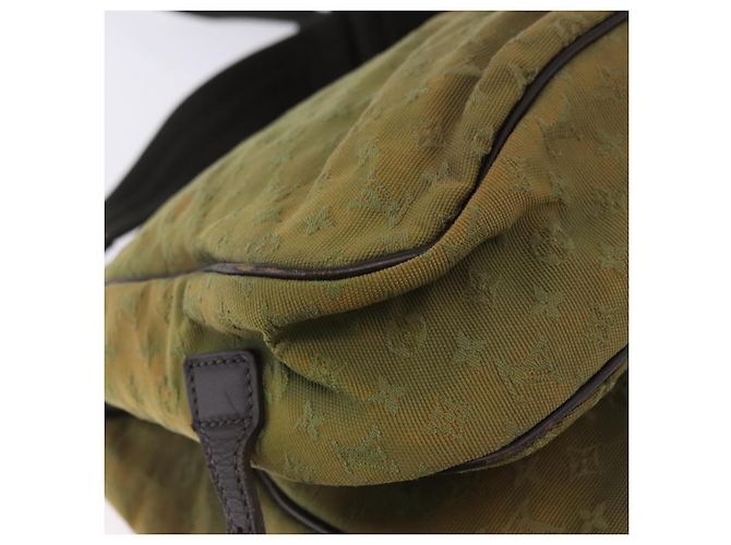 LOUIS VUITTON Monogram Mini Sac Maman Bag TST Khaki M42351 LV Auth 199817 Caqui - vista 17