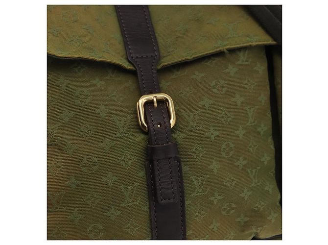 LOUIS VUITTON Monogram Mini Sac Maman Bag TST Khaki M42351 LV Auth 199817 Caqui - vista 19