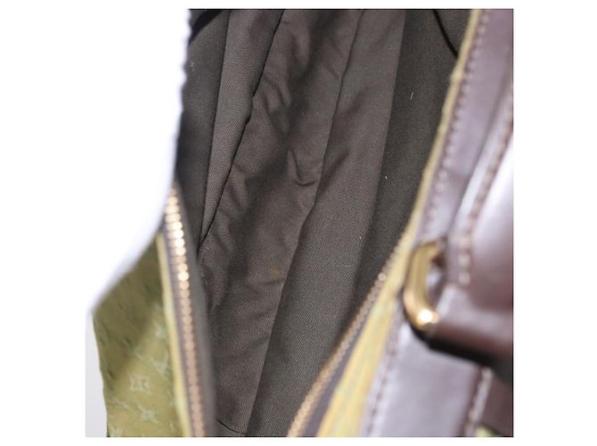 LOUIS VUITTON Monogram Mini Sac Maman Bag TST Khaki M42351 LV Auth 199817 Caqui - vista 24