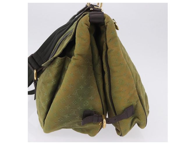 LOUIS VUITTON Monogram Mini Sac Maman Bag TST Khaki M42351 LV Auth 199817 Caqui - vista 3