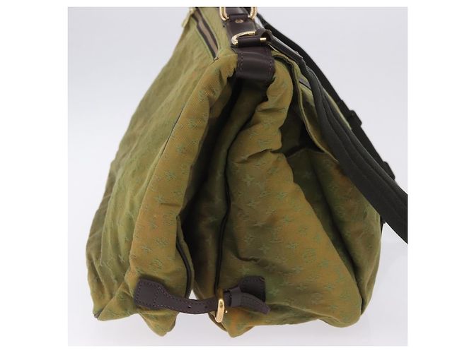 LOUIS VUITTON Monogram Mini Sac Maman Bag TST Khaki M42351 LV Auth 199817 Caqui - vista 4