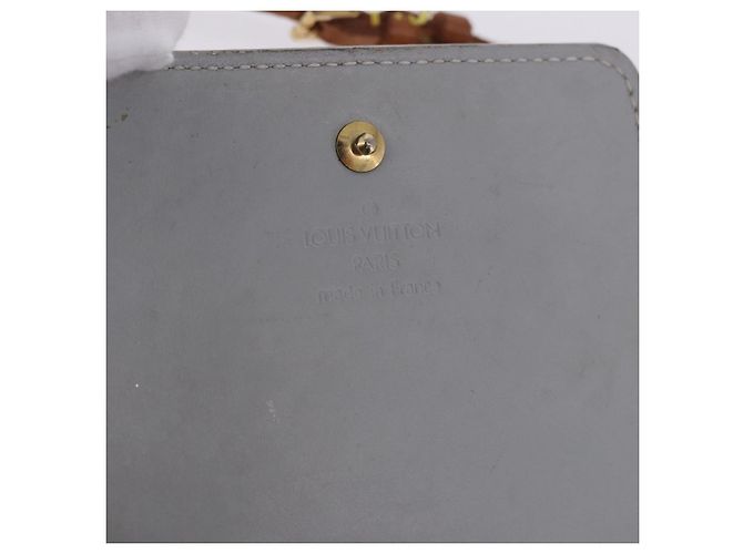 LOUIS VUITTON Monogram Vernis Walker Wallet Gris M91031 LV Auth 202718 Grau - Ansicht 25
