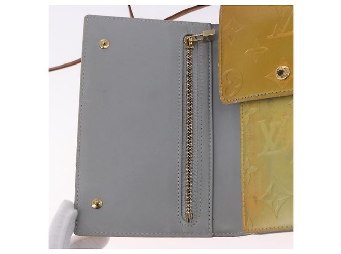 LOUIS VUITTON Monogram Vernis Walker Wallet Gris M91031 LV Auth 202718 Grau - Ansicht 26