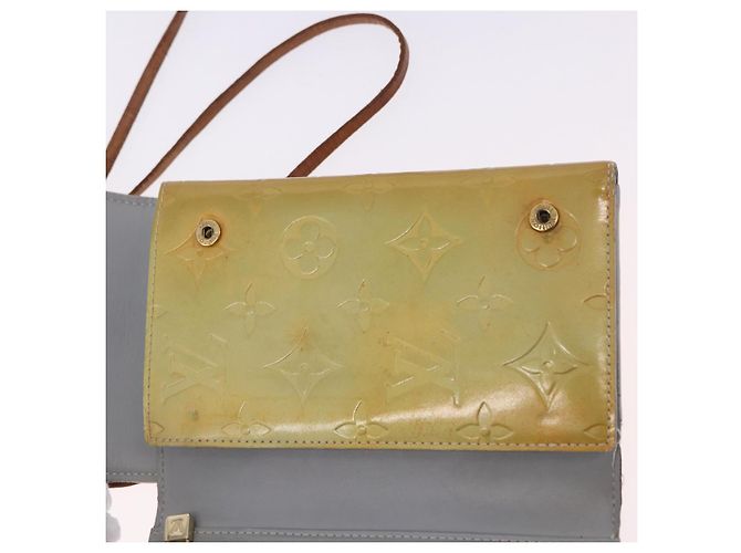 LOUIS VUITTON Monogram Vernis Walker Wallet Gris M91031 LV Auth 202718 Grau - Ansicht 27