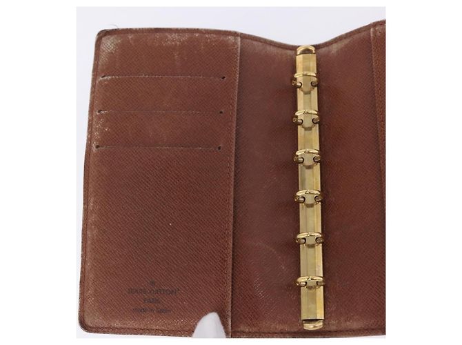 LOUIS VUITTON Monogram Agenda PM Day Planner Cover R20005 LV Auth ar14249 Monograma - vista 19