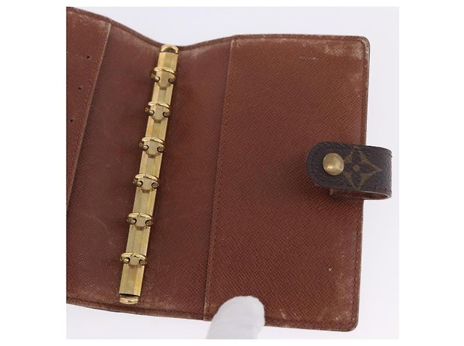LOUIS VUITTON Monogram Agenda PM Day Planner Cover R20005 LV Auth ar14249 Monograma - vista 20