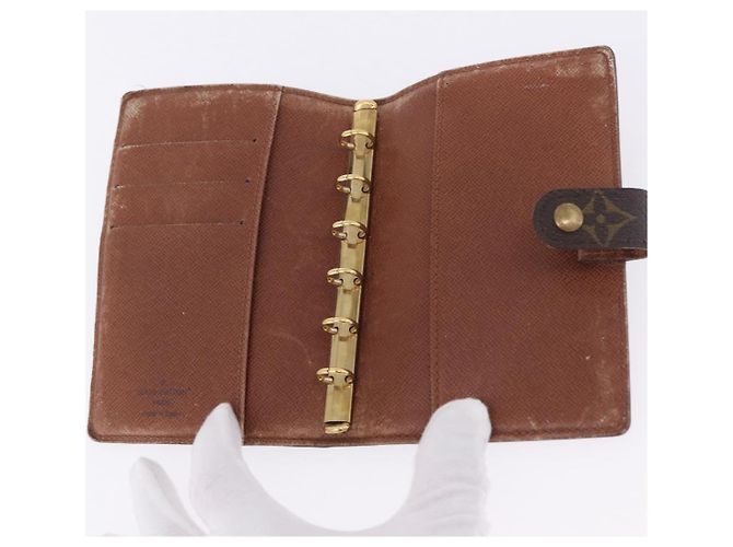 LOUIS VUITTON Monogram Agenda PM Day Planner Cover R20005 LV Auth ar14249 Monograma - vista 9