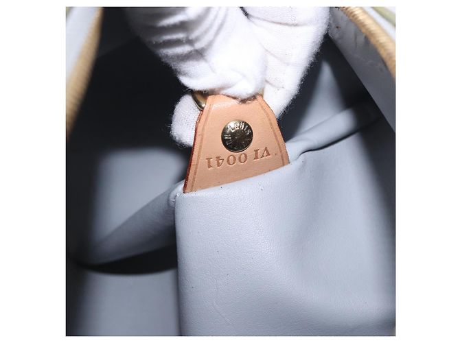 LOUIS VUITTON Monogram Vernis Bedford Hand Bag Gris M91130 LV Auth 201184 Grigio - vista 12