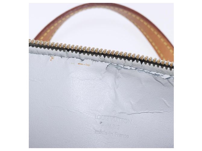 LOUIS VUITTON Monogram Vernis Bedford Hand Bag Gris M91130 LV Auth 201184 Grigio - vista 25