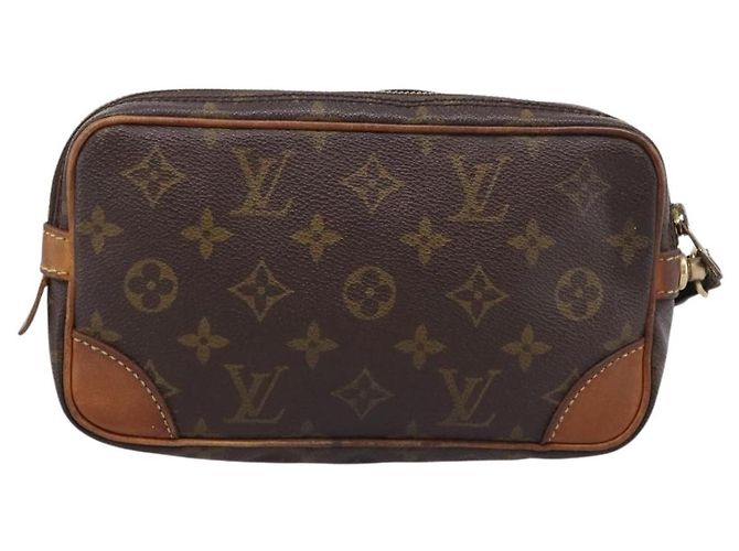 LOUIS VUITTON Monogram Marly Dragonne PM Clutch Bag M51827 LV Auth 204218 Monogramma - vista 2