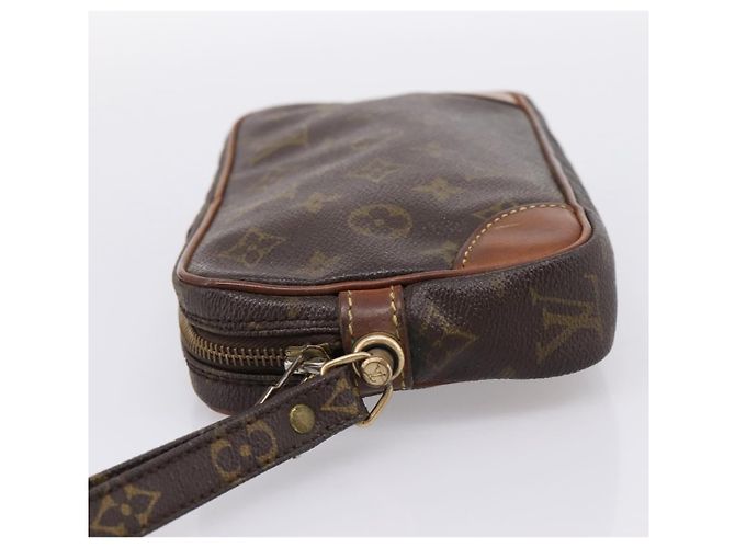 LOUIS VUITTON Monogram Marly Dragonne PM Clutch Bag M51827 LV Auth 204218 Monogramma - vista 3