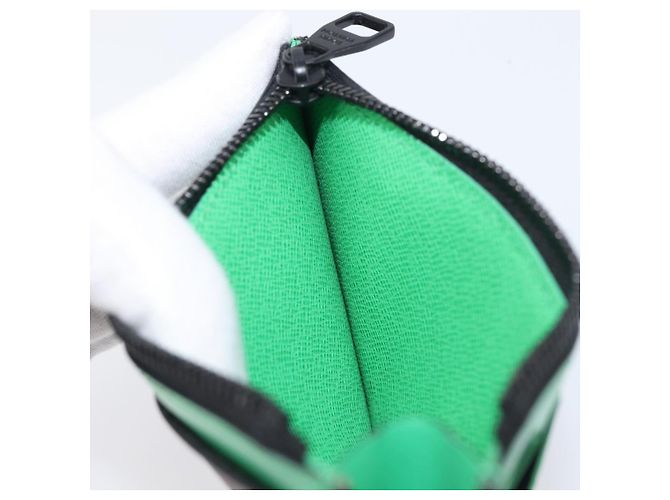LOUIS VUITTON Monogram Macassar Coin Card Holder Green M82913 LV Auth 203665A Verde Monogramma - vista 17