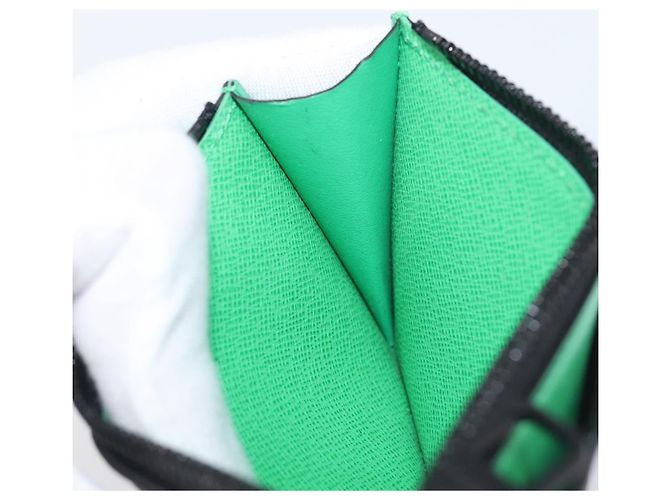 LOUIS VUITTON Monogram Macassar Coin Card Holder Green M82913 LV Auth 203665A Verde Monogramma - vista 18