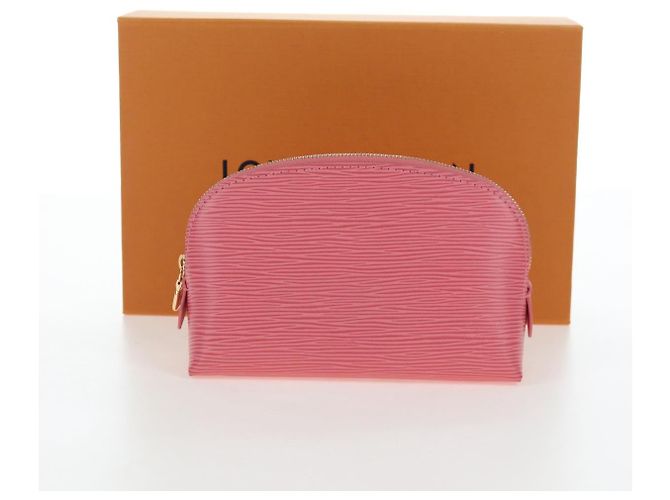 LOUIS VUITTON Epi Pochette Cosmetic PM Pouch Eugenie Pink M15198 LV Auth ki6851M - vista 12