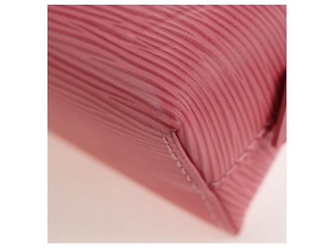LOUIS VUITTON Epi Pochette Cosmetic PM Pouch Eugenie Pink M15198 LV Auth ki6851M - vista 14