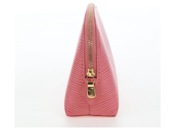 LOUIS VUITTON Epi Pochette Cosmetic PM Pouch Eugenie Pink M15198 LV Auth ki6851M - vista 4