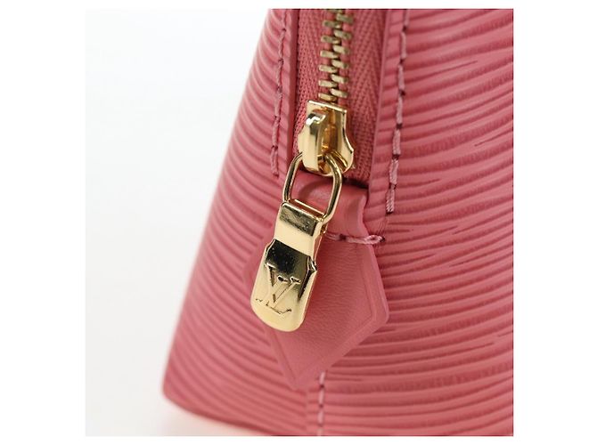 LOUIS VUITTON Epi Pochette Cosmetic PM Pouch Eugenie Pink M15198 LV Auth ki6851M - vista 8