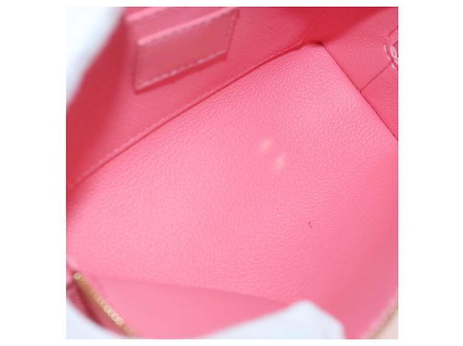 LOUIS VUITTON Epi Pochette Cosmetic PM Pouch Eugenie Pink M15198 LV Auth ki6851M - vista 9