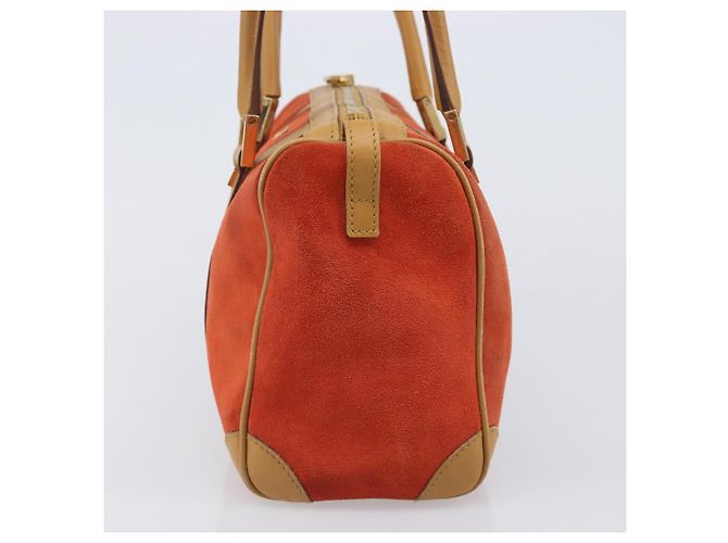 Borsa GUCCI Suede Orange Tono Oro 000 0851 Auth SW2761 Arancione - vista 3
