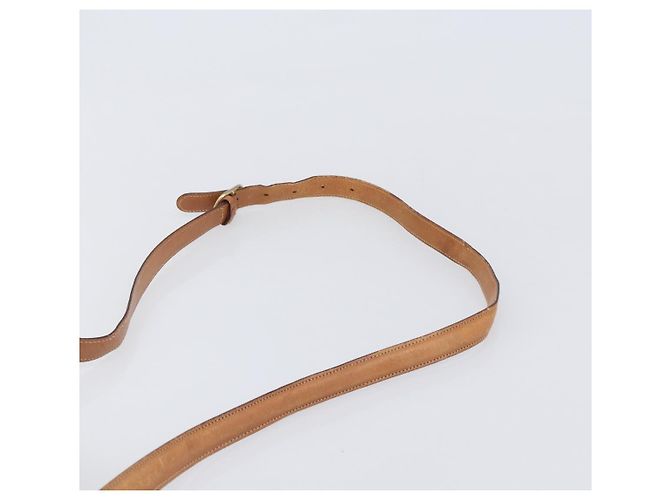 Céline Bolsa de Ombro CELINE Macadam Canvas PVC Leather Brown Gold Auth 202674 Marrom Dourado - vista 15