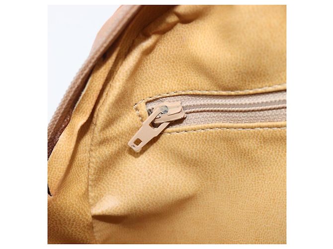 Céline Bolsa de Ombro CELINE Macadam Canvas PVC Leather Brown Gold Auth 202674 Marrom Dourado - vista 27