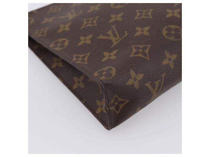 LOUIS VUITTON Monogram Poche Toilette 26 Pouch M47542 LV Auth 201448 Monogramma - vista 14