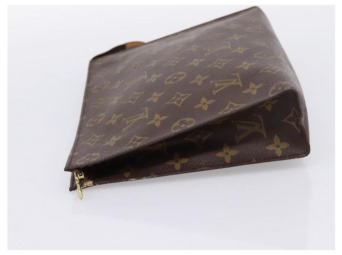 LOUIS VUITTON Monogram Poche Toilette 26 Pouch M47542 LV Auth 201448 Monogramma - vista 3