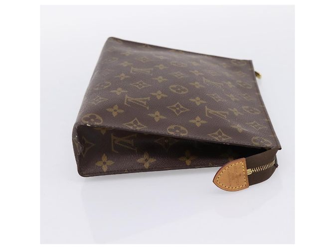 LOUIS VUITTON Monogram Poche Toilette 26 Pouch M47542 LV Auth 201448 Monogramma - vista 4