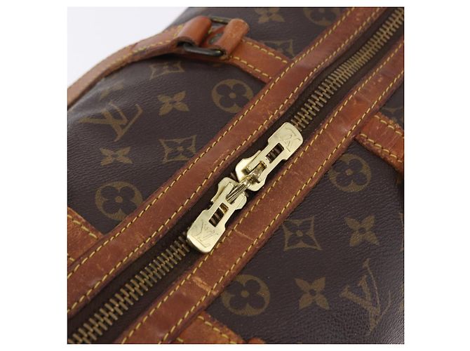 LOUIS VUITTON Monogram Sac Souple 35 Boston Bag M41626 LV Auth 200191 Monogramma - vista 17