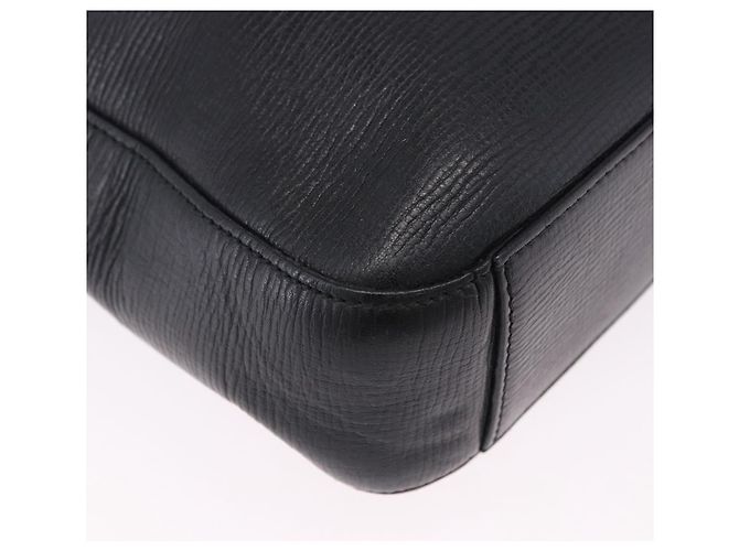 LOEWE Schultertasche aus Leder Schwarz Silber Auth ka6220 - Ansicht 17