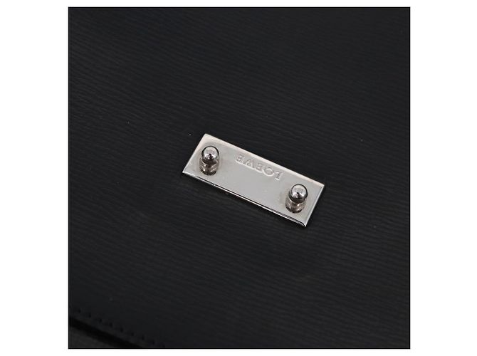 LOEWE Schultertasche aus Leder Schwarz Silber Auth ka6220 - Ansicht 22