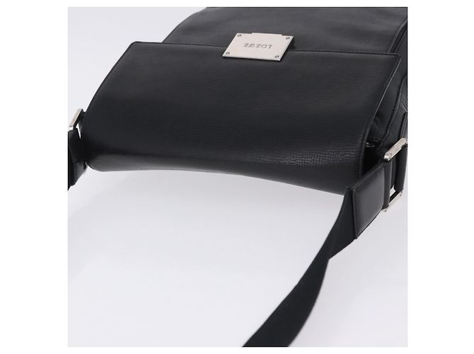 LOEWE Schultertasche aus Leder Schwarz Silber Auth ka6220 - Ansicht 6