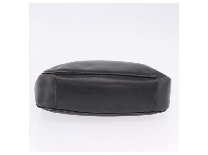 Borsa a mano GUCCI Bamboo in pelle nera e argento 001 1638 Auth ka6269 Nero - vista 6