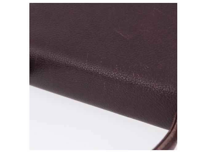 Autre Marque Borsa a mano SAINT LAURENT in pelle 2way Bordeaux tono oro Auth ka6227A Bordò - vista 17