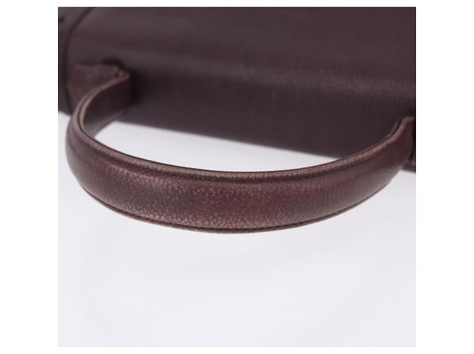 Autre Marque Borsa a mano SAINT LAURENT in pelle 2way Bordeaux tono oro Auth ka6227A Bordò - vista 18